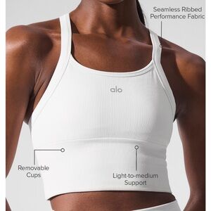 ALO Yoga Seamless Ribbed Favorite Bra Tank